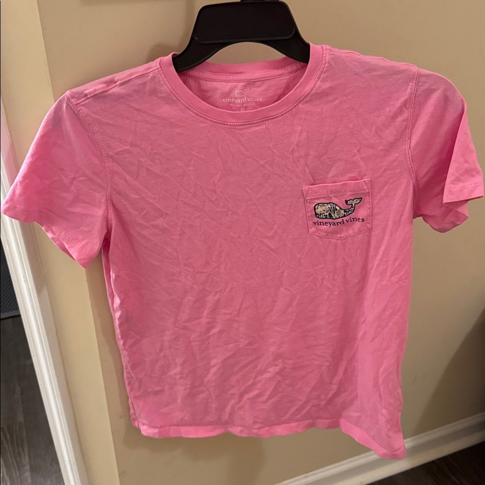 Vineyard Vines Bright Pink Tee